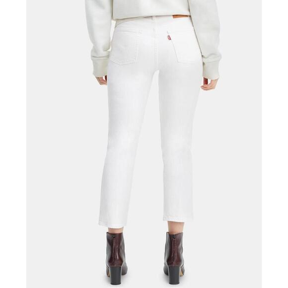 Levis Juniors 501® Crop Straight-Leg Jeans Size 30 - Picture 2 of 3